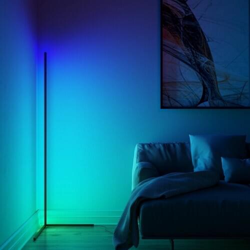 Modern LED Floor Lamp Livingroom Bedroom Home Decoration Colorful Floor Light Family Party Lamp Bedside Stand Indoor Lighting