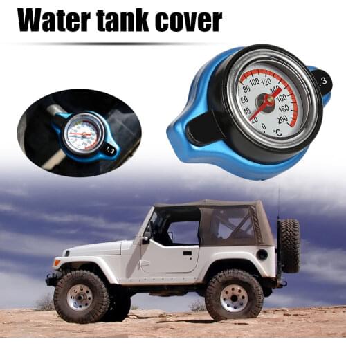 1.3 Bar Thermo Thermostatic Radiator Cap 19 PSI Silicone Rubber High Pressure Rating with Temperature Gauges