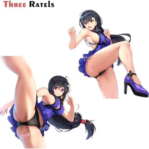 A598 Sexy Uniform Anime Girl Tifa Lockhart For Final Fantasy Auto Car Sticker License Plate Style Waterproof Decal Trunk Motor