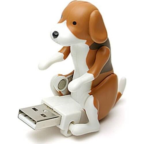 Funny Cute Pet USB Humping Spot Dog USB Dongle Christmas Gifts Office Tool JR Deals Computer Cables