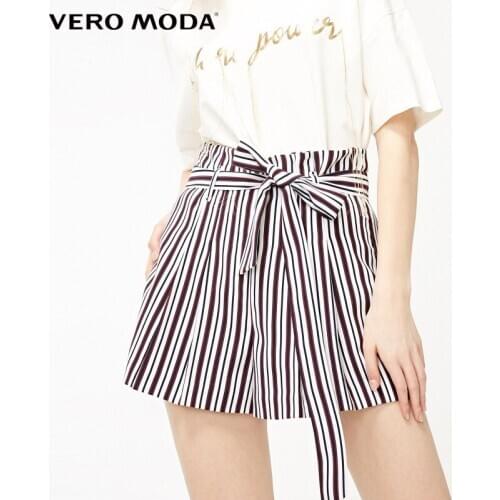 Vero Moda Womens Spring & Summer Striped Shorts|319115523
