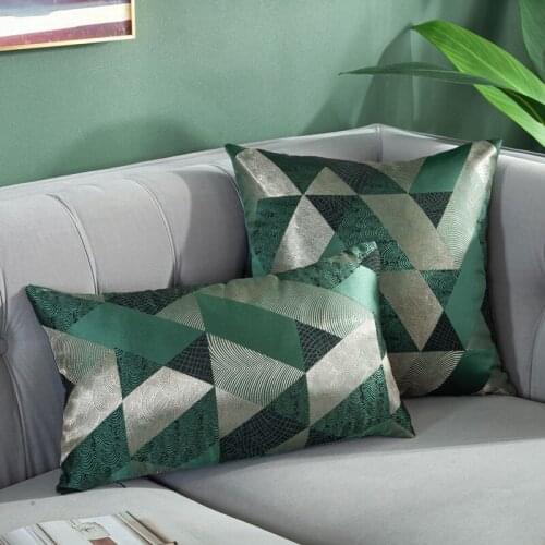 1pcs Geometric Sofa Throw Pillowcover Living Room Decorative Cushion Cover Home Flannelette Decorative Office Pillowcase 40763