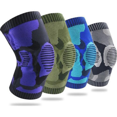 1pcs Knee Pads Supports Brace Volleyball Basketball Meniscus Patella Protectors Sports Safety Kneepads