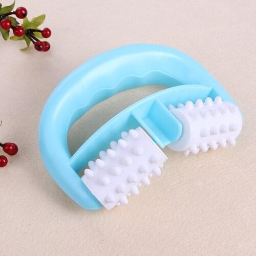 New roller face Blue D Type Fat Control Roller Massager Cellulite Leg Abdomen Neck Buttocks Fast Anti Cellulite Face Lift Tools