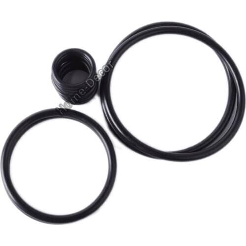 10 PCS Oil Resistant 1.5 mm (Wire Diameter) Butyronitrile O-Ring Rubber Sealing Ring O.D 48-170mm for Oil sealing , Waterproof