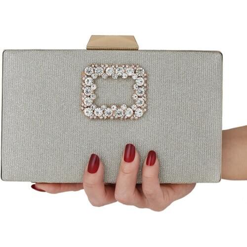 2021 Fashion Flap Clutch Bags For Women Evening Bag Rhinestone Wedding Party Phone Purse Handbag Chain shoulder Messenger Bag