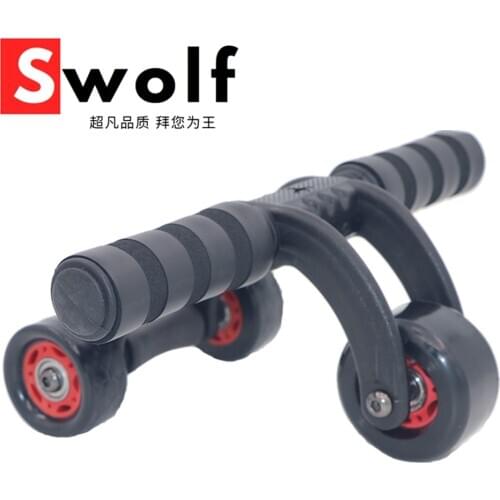 3 pz/set Allenatore Muscolo Cintura Addominale Wheel AB Roller Fitness Palestra Attrezzature Per L'allenamento con Zerbino e Fre