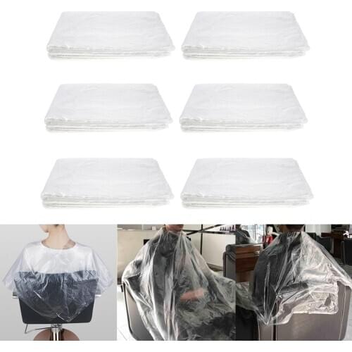 300pcs Disposable Hair Cutting Cape Gown Adult Hair Cut Barber Capes Cloth
