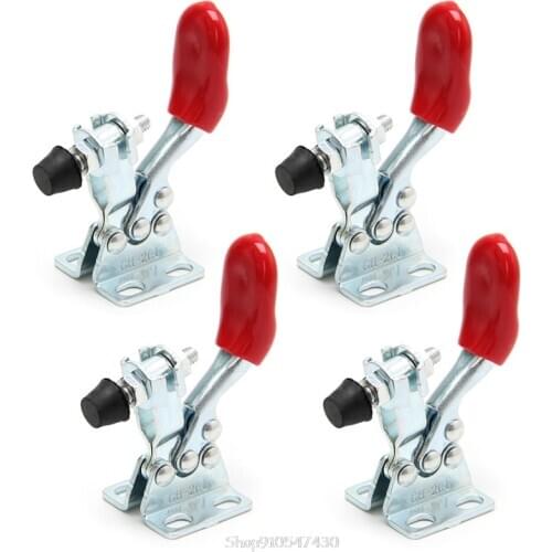 4Pcs Metal Horizontal Quick Release Hand Tool Toggle Clamp For Fixing Workpiece S29 20 Dropship