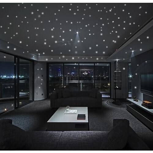 407Pcs Wall Sticker Round Dots Wall Sticker Home Decor Glow in the Dark Switch Sticker Kids Rooms Bedroom Ceiling DIY Decoration