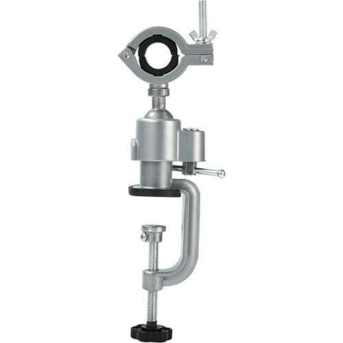 Free Shipping 360 Rotating Universal Clamp-on Grinder Bench Vises Holder Tool for Electric Drill Stand Rotary Tools