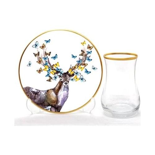 Drop Tea Set 12 pieces Deer