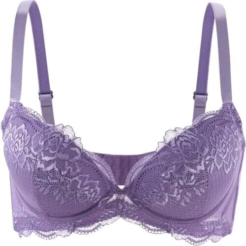 75 80 85 90 95 Lace Bralette Push Up Bra Lingerie Plus Size Sexy Brassiere Underwear B C Cup Bh Bras For Women