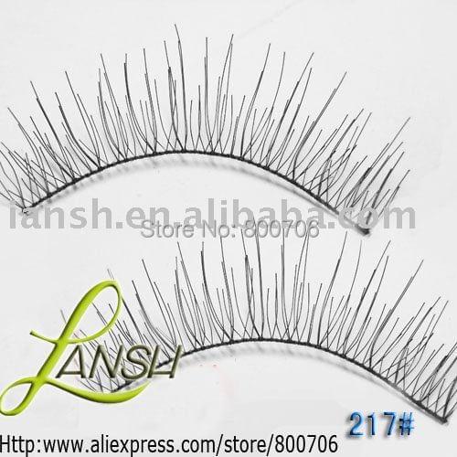 HOT! Handmade Natual Fake Eyelashes False Eyelashes #217, 1000 Pairs, Free Shipping