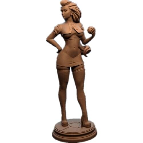 1/6 31CM 3D Printing Garage Kit GK Model Japanese Anime Musashi Figure Kits Unpainted ,White-Film Collection To Painter A066