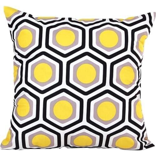 Innovation honeycomb home cushion covers 45*45cm without inner yellow orange blue sofa pillow case covers home dec X72