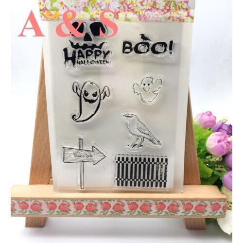 Happy Transparent Clear Stamp DIY Silicone Seals Scrapbooking/Card Making/Photo Album Decoration