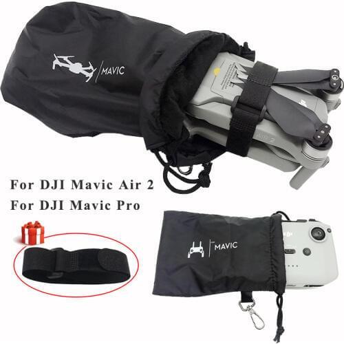 Drone Remote Control Storage Soft Bag Storing Protective Case Waterproof Metal Hooks for DJI Mavic Pro Air 2 Drone Accessories