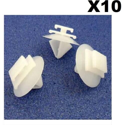 10x For Citroen Exterior Door Trim Clips Bumpstrip / Rub Strip Moulding