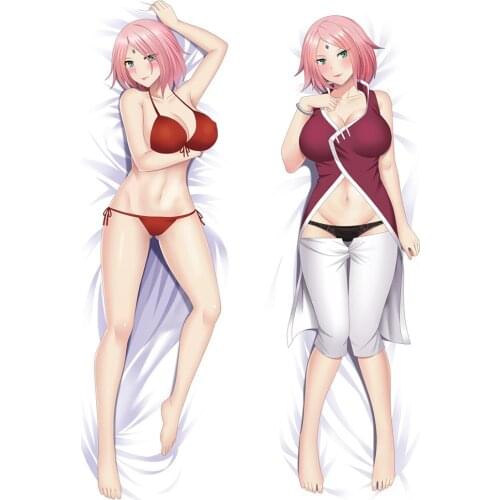 Anime Cosplay Dakimakura HarunoSakura 2WAY Hugging Body Pillow Case Japanese Otaku Pillow Cushion Cover Gifts