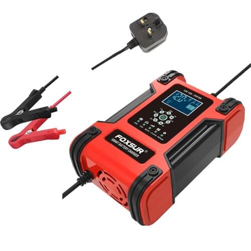 Car Battery Charger 12V 12A 24V 6A Power Automatic Charge Charging UK Plug