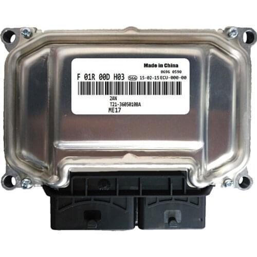 Car Engine Computer Board ECU F01R00DH03 T21-3605010BA F01RB0DH03/F 01R 00D H03 for Chery