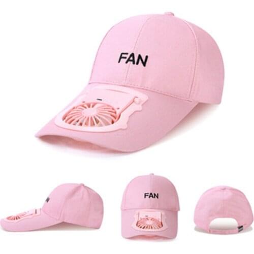 Fan hat fan Usb rechargeable baseball cap men and women summer sunscreen adult outdoor sports cap sun hat
