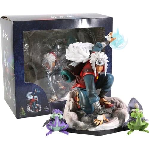 Jiraiya with shima Fukasaku PVC Figure Collectible Model Toy