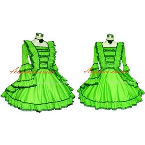 Sissy Maid Gothic Lolita Sweet Cotton Dress Cosplay Costume Tailor-made[G331]