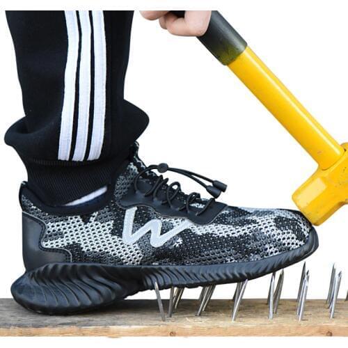 Summer Anti-smash Anti-skid Anti-slip Labor Protection Shoes Wholesale Lightweight Breathable Insulation Work & Safety Shoes 308