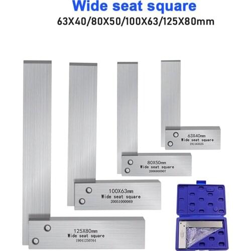 Carpenter Measurement Ruler 90-degree Rulers Carbon Steel Squares Right Angle Guide 90 Degree Thickening Woodwork Tool