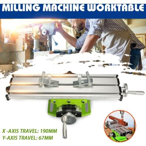 Mini Precision Multi-functional Milling Machine Bench Drill Vise Fixture Work table