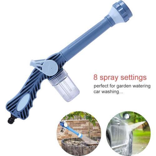 Multifunctional Snow Foam Lance Water Cannon 8-in-1 High Pressure Water Gun For Car Wash Garden Watering Home Cleaning