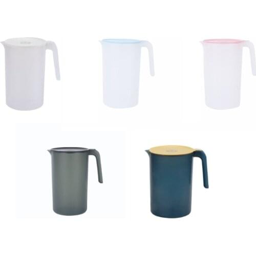 2021 New Large Plastic Pitcher With Lid Juice Pot Kettle Juice Jar Water Carafes Water