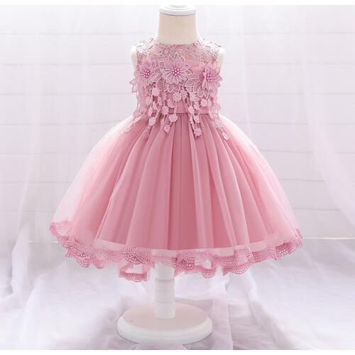 Toddler Baby Girl Clothes 18 24 M Dress for Newborn 1st Birthday Girl Childrens Princess Wedding Party Prom Dress Kids Clothes