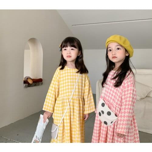Girl Dress Kids Baby Gown 2021 Princess Spring Autumn Toddler School Uniform Dresses Christmas Cotton Children Clothing