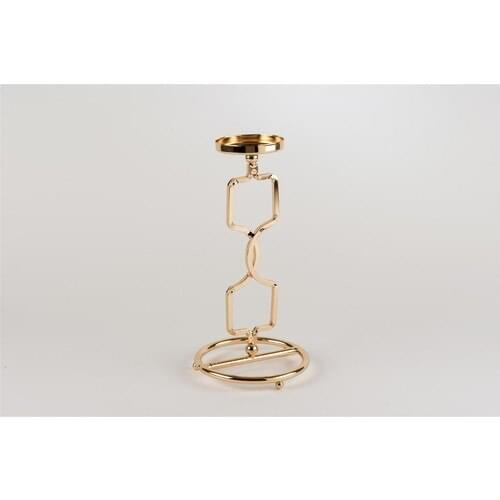 Mikasa Moor Bronze Square Pattern Candle holder 14x38 cm