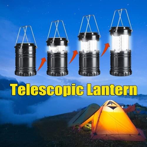 Portable Camping Lantern LED Lightweight Waterproof Tent Lights Home Emergency Flashlight Hiking Accessory Outdoor Night Lamp