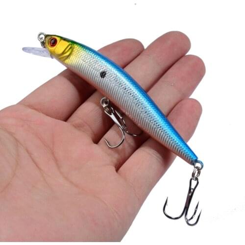 1pcs 8.2g 10cm Fishing Lures Minnow Wobbler Floating Bass Trolling Artificial Hard Bait Crankbait Carp Pesca Fishing Tackle