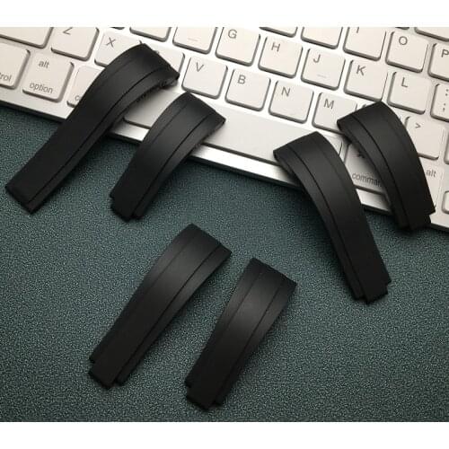 Super quality Fluorine rubber silicone 20mm Watch band Watchband for Role strap Daytona Submariner DEEPSEA SEAMARSTER OYSTERFLEX