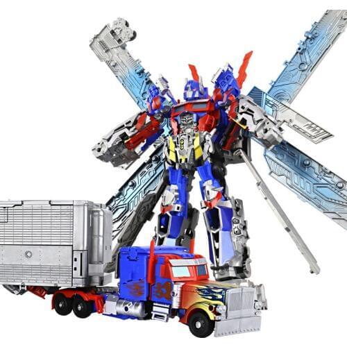 Bit Size 52cm Robocar Transformation Robots Car Deformation Container Truck Classic Toys Action Figure Gifts For Children Boy