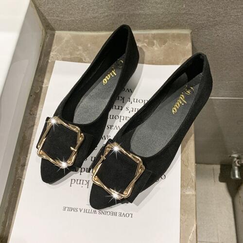 Spring Autumn Flats Fashion Square Toe Fresh Color Office Lady Weekends Slip On Loafers Women Flat Heel Driving Shoes W33-54