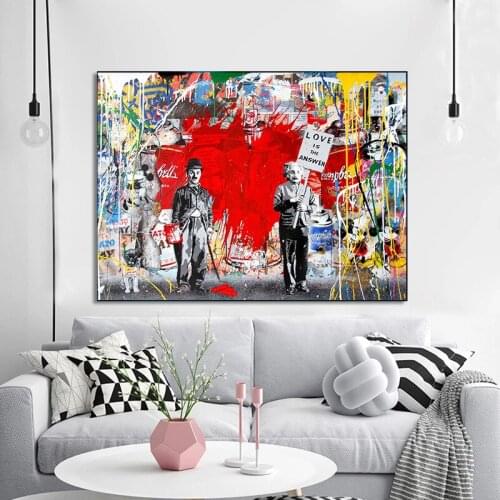 Street Graffiti Art Abstract Canvas Painting Posters And Prints Wall Art Pictures Living Room Decoration Art Home Decoration