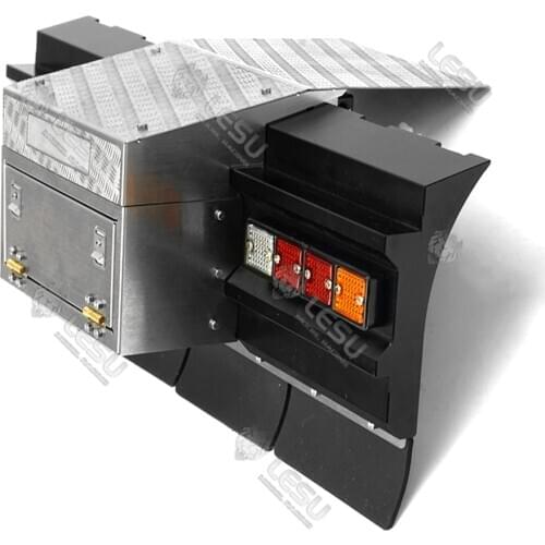 1/14 Rc Truck Volvo-FH16 56360 Tail Beam Tail Light Toolbox Set For Tamiya Trailer Model LESU