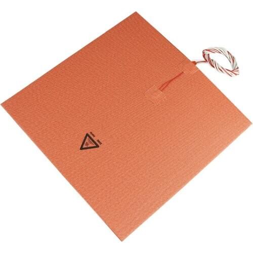 200*200mm 200v 500w Silicone Rubber Heating Pad For 3D Printer Heating Bed