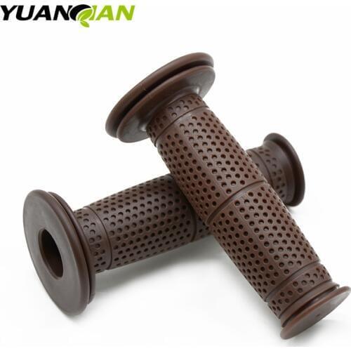 8 color Vintage Cafe Racer 7/8" 22mm Motorcycle Vintage Handlebar Grip FOR DUCATI 1199 Panigale Diavel 1098 848 yamaha suzuki
