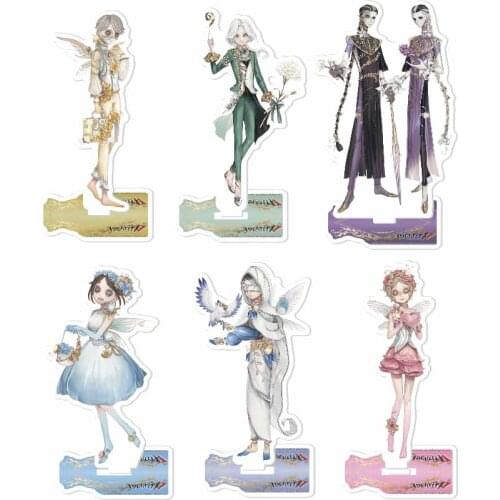Anime Identity V Emma Woods Tracy Reznik Helena Adams Acrylic Stand Display Model Plate Cosplay Game Table Decorate Toy