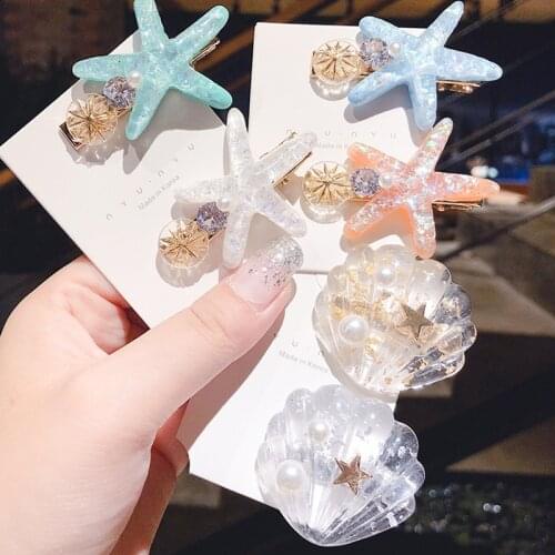 Acrylic Hair Clips Claws korean hair accessories Snap-on hairpins Hair barettes acsesorios para el cabello Headdress for Girls