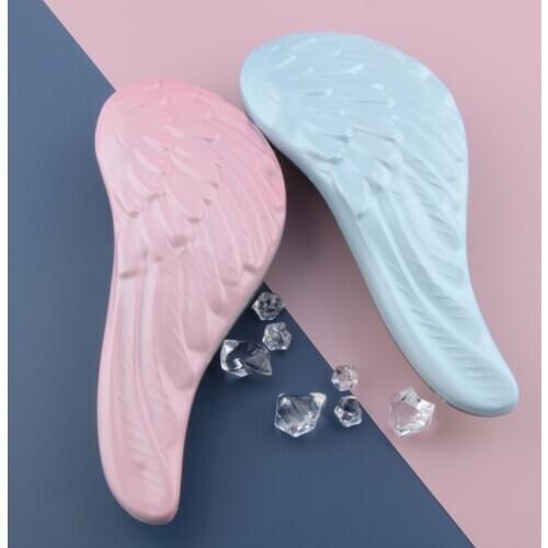 Wings Shaped Detangling Hairdressing Comb Scalp Massage Comb, Home Hairdresser Makeup Dry/Wet Hair Brush Combs Styling Tools