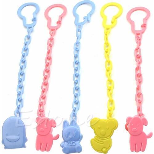Kid Pacifier Anti-out Chain Lot Cute Baby Infant kids Dummy Pacifier Soother Chain Clips Holder Toddler Toy